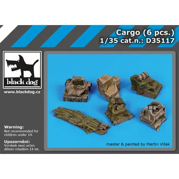 Plastikový model Blackdog 1/35 Cargo (6 pcs.)