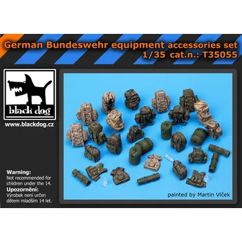 Plastikový model Blackdog 1/35 German Bundeswehr equipment accessories set