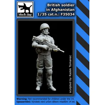 Plastikový model Blackdog 1/35 British soldier in Afghanistan (1 fig.)