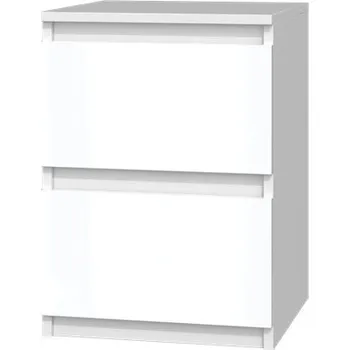 Ložnice FALCO Noční stolek Malvína M2 bílý lesk