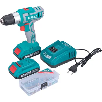 Vrtačka Total Tools TDLI2002E 2x 2,0 Ah + nabíječka + taška