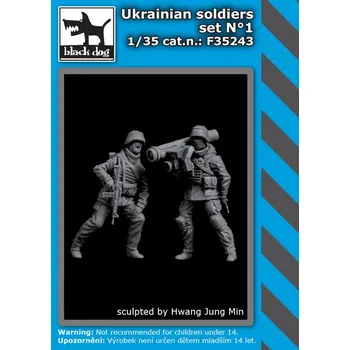 Plastikový model Blackdog 1/35 Ukrainian soldiers set No.1 (2 fig.)