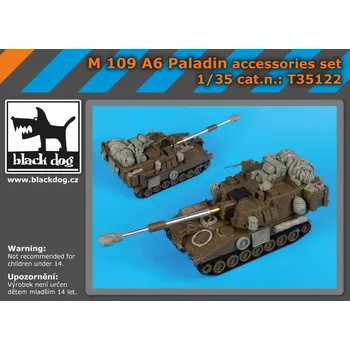 Plastikový model Blackdog 1/35 M-109 A6 Paladin accessories set (AFV)