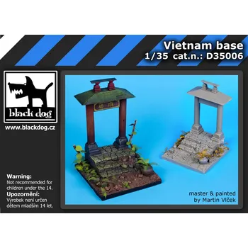 Plastikový model Blackdog 1/35 Vietnam base