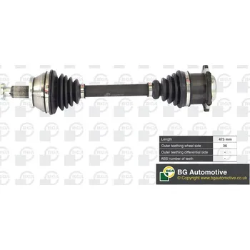 Poloosa kola Hnací hřídel BG Automotive DS9628L