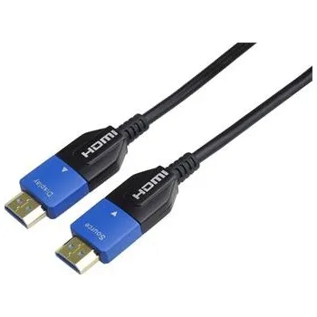 Video kabel PremiumCord Ultra High Speed HDMI 2.1 optický kabel 8K@60Hz 4K@120Hz 30m zlacený