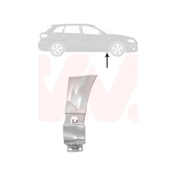 Blatník karosérie Blatník VAN WEZEL 0332156