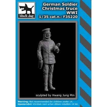 Plastikový model Blackdog 1/35 German soldier Christmas truce WWI (1 fig.)