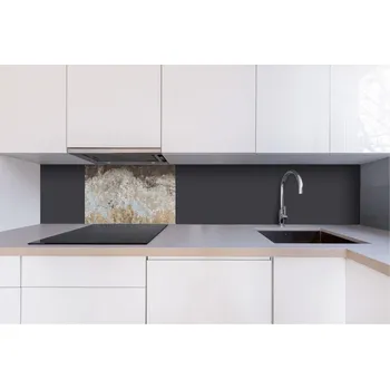 Obklad DIMEX | Dibond za kuchyňskou linku DBW-06040-270 | 60 x 40 cm | Betonová zeď s trhlinami + Dibond deska za kuchyňskou linku DIMEX v rozměru 60 x 40 cm, motiv Betonová zeď s trhlinami