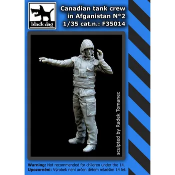 Plastikový model Blackdog 1/35 Canadian tank crew in Afghanistan No.2