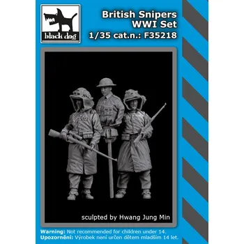 Plastikový model Blackdog 1/35 British snipers WWI set (2 fig.)