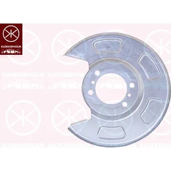 Brzdový kotouč Ochranný plech proti rozstřikování, brzdový kotouč KLOKKERHOLM 3266877