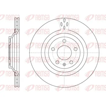 Brzdový kotouč Brzdový kotouč REMSA 6970.10