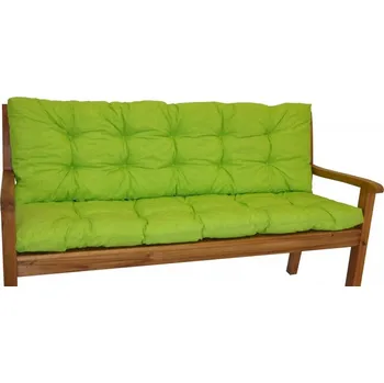 Axin Trading s.r.o. Polstr na zahradní lavičku 120 cm - látka světle zelený melír