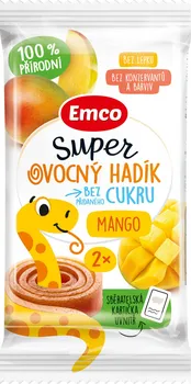Bonbon EMCO Super ovocný hadík mango 20 g