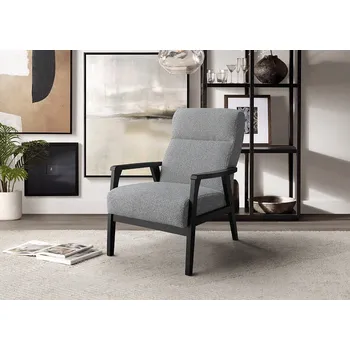 Křeslo ALTO 1 KŘESLO šedá látka JS2155-23/nohy wenge