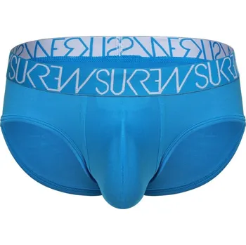 Pánské erotické prádlo Slipy Sukrew Apex Brief Azure S, modré pánské slipy