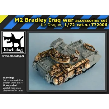 Plastikový model Blackdog 1/72 M2 BRADLEY Iraq war accessory set (DRAG)