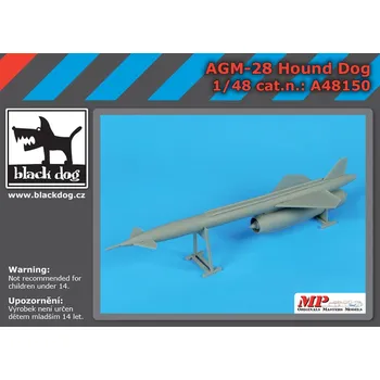 Plastikový model Blackdog 1/48 AGM-28 Hound Dog