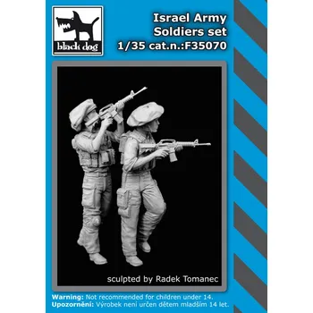 Plastikový model Blackdog 1/35 Israel army soldiers set (2 fig.)