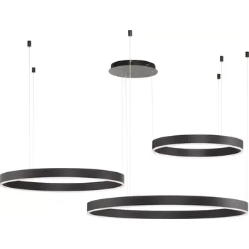 LED lustr Motif černá