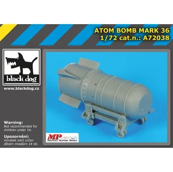 Plastikový model Blackdog 1/72 Atom bomb Mark 36