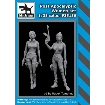 Plastikový model Blackdog 1/35 Post apocalyptic women set (2 fig.)
