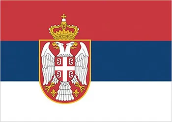 Vlajka Printwear Vlajka Srbsko 90 x 150 cm