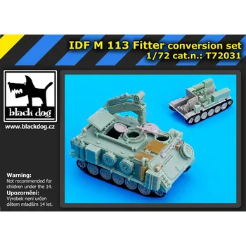 Plastikový model Blackdog 1/72 IDF M113 Fitter - conversion set (TRUMP)