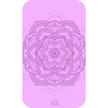 podložka na cvičení Podložka na jógu malá YOGGYS NON-SLIP YOGA MAT SMALL MANDALA UNI Fialová