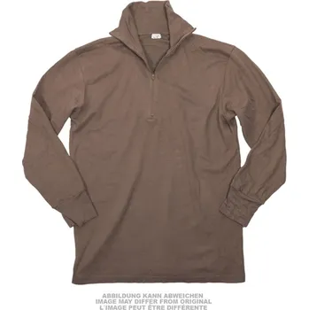 Košile německá hnědá se Zipem - použitá