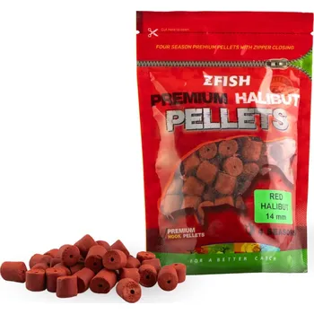 Zfish Chytací pelety Z-Fish RED Halibut 200g Průměr: 14mm Získejte slevu -5% za registraci v e-shopu