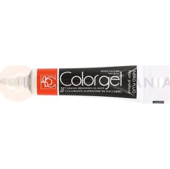 Výroba svíčky Gelové potravinářské barvivo v tubě, fluo černé, 20 g | MODECOR, 23279