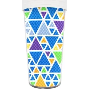 Diamantové malování Diamantové malování - Nápojový kelímek - modrý