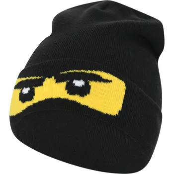 Čepice Dětská zimní čepice LEGO&reg; kidswear LWANTHONY 710 HAT 54/56 Černá, Žlutá