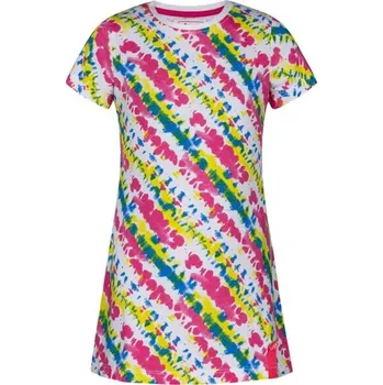 Dívčí šaty Dívčí šaty LOAP BESTONA 146/152 Mix, Bílá