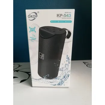 Bluetooth reproduktor bluetooth reproduktor OKOP KP-543 (Přenosný bluetooth reproduktor, výborný zvuk.)