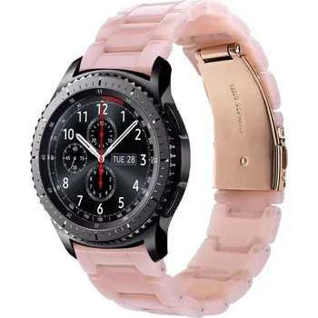 Ostatní příslušenství k chytrým hodinkám eses Řemínek z epoxidové pryskyřice - Růžový perleťový, 18 mm