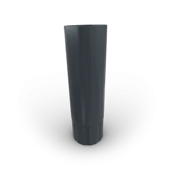 okap Bravo Svodová roura pozink + barva, Ø87 mm, délka 3 m Barva: RAL 7024 - Šedá