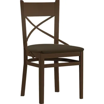 Jídelní židle Jídelní židle PROVENCE X | 43 cm | hnědá/hnědá samoa king