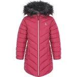 Dívčí zimní kabát LOAP INDALONA 146/152 Růžová, Černá