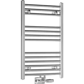 Radiátor ALYA otopné těleso rovné 500x803mm, středové připojení, chrom
