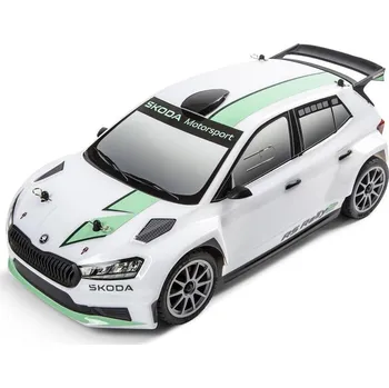 RC model auta Škoda Fabia RS Rally2 originál 1:10 bílý