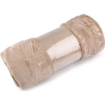 deka Deka fleece pírka 150x200 cm 2 béžová