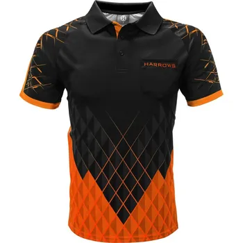 Pánské tričko Tričko Harrows Paragon black/orange Velikost: 2XL