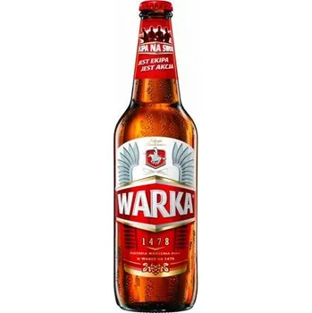 Pivo Warka Piwo 5.2% - polské pivo - láhev - 0.5L