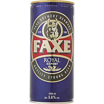 Pivo FAXE Royal Export pivo - plech - 5,6% - 1L