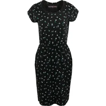Dámské šaty Dámské šaty ALPINE PRO CULEZA XS Černá, Mix