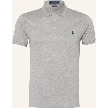Polo Ralph Lauren Pánská Polokošile Z Piké Slim Fit, šedá, XL