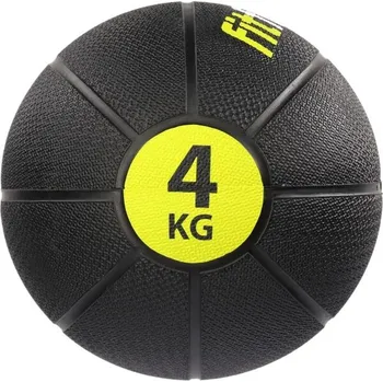 Medicinbal Medicinbal Fitforce MEDICINE BALL 4 KG 4kg Černá, Žlutá